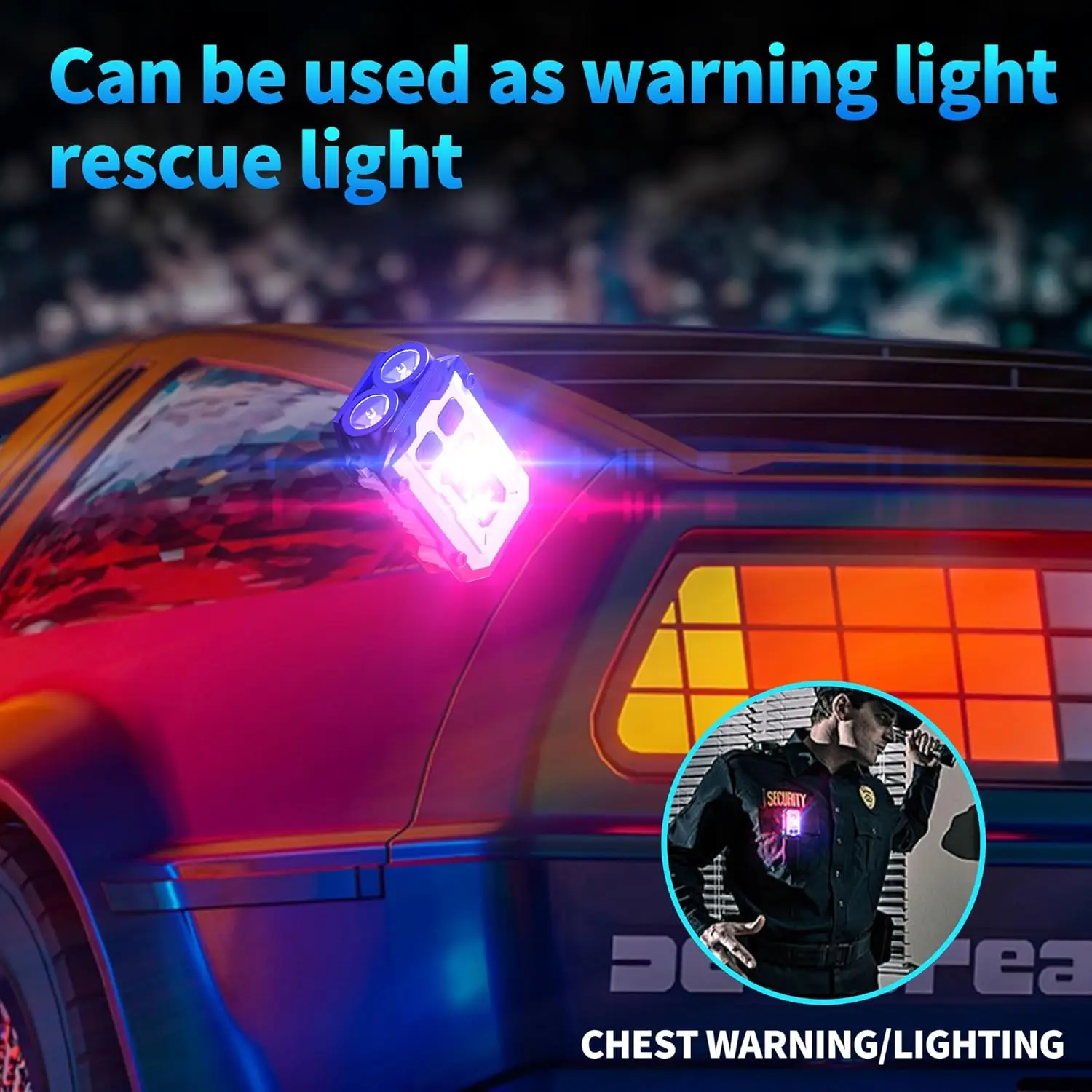 Clip-On Flashlight Rechargeabl - огляд і ціна Keychain Flashlight