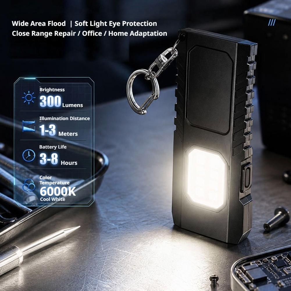 Multifunctional USB Rechargeab - огляд і ціна Keychain Flashlight
