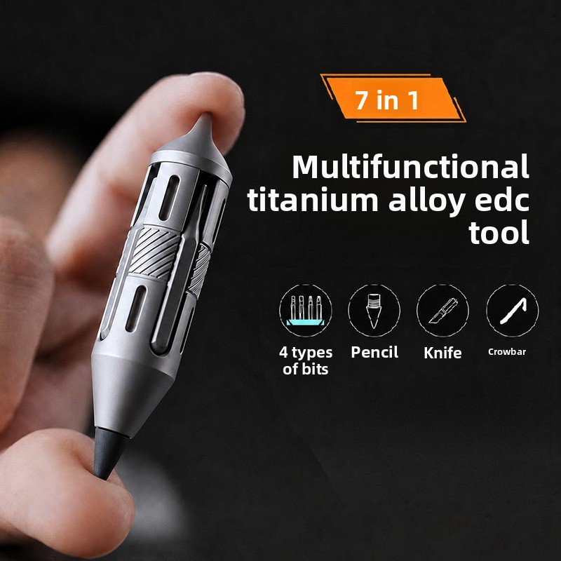 7 in 1 Titanium EDC Multi Tool - огляд і ціна Titanium Pry Bar