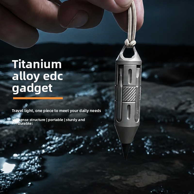 7 in 1 Titanium EDC Multi Tool - огляд і ціна Titanium Pry Bar